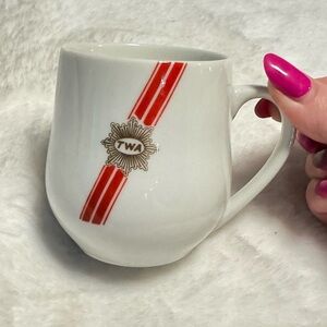Vintage Trans World Airlines TWA Bone China Coffee Tea Cup Collectible Creamer